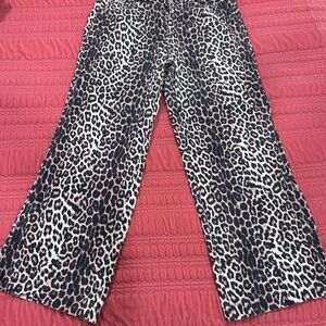 PacSun Leopard Print Casey Low Rise Baggy Jeans